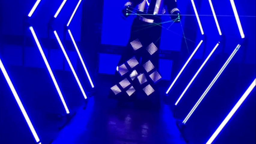 Robot led pixel