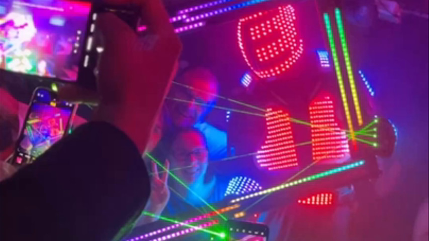 Robot led pixel 