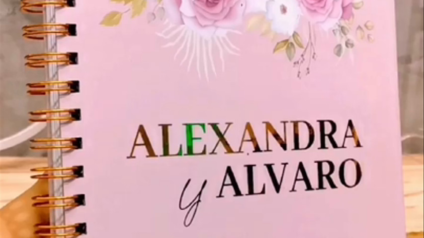 Libro de firmas personalizado