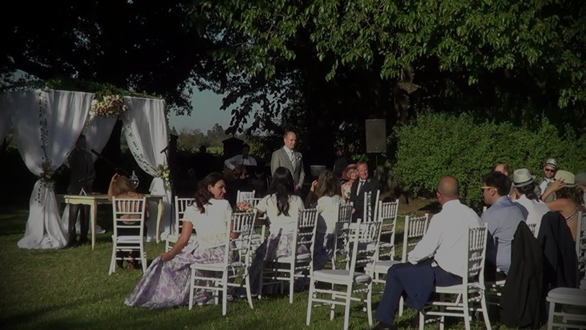 Ceremonia al aire libre