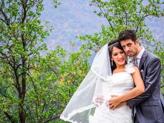 El matrimonio de Carita y Andretti