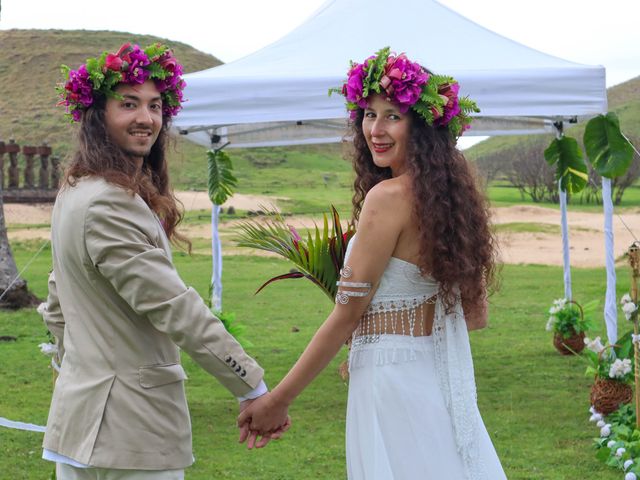 El matrimonio de Valentina y Michael en Isla de Pascua, Isla de Pascua 1