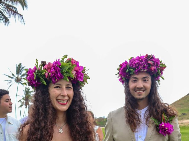 El matrimonio de Valentina y Michael en Isla de Pascua, Isla de Pascua 9