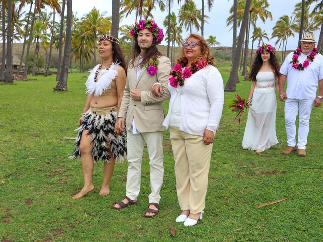 El matrimonio de Valentina y Michael en Isla de Pascua, Isla de Pascua 12