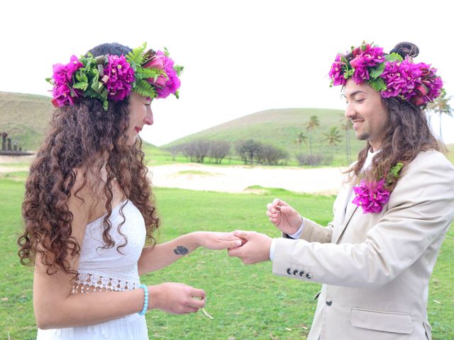 El matrimonio de Valentina y Michael en Isla de Pascua, Isla de Pascua 18