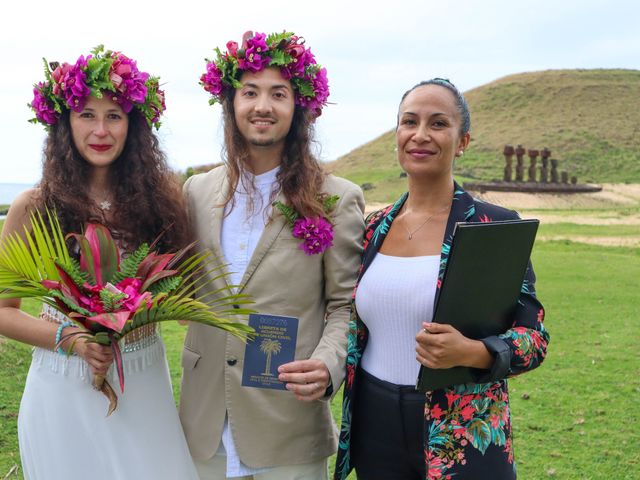 El matrimonio de Valentina y Michael en Isla de Pascua, Isla de Pascua 19