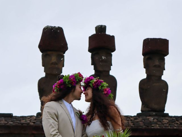 El matrimonio de Valentina y Michael en Isla de Pascua, Isla de Pascua 27