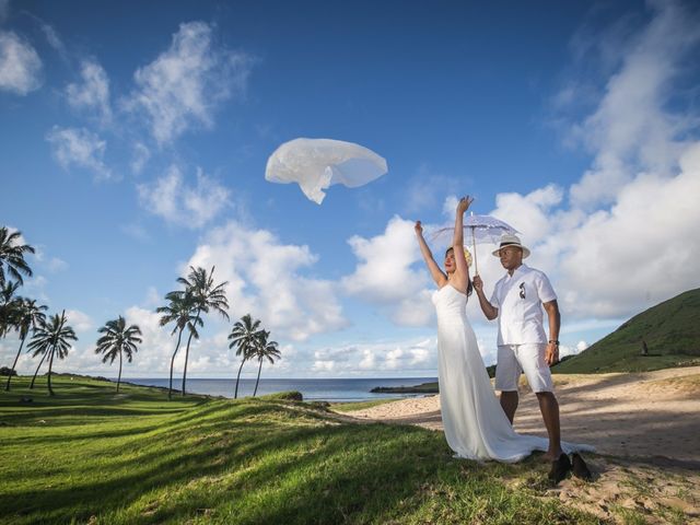 El matrimonio de David y Ana en Isla de Pascua, Isla de Pascua 35