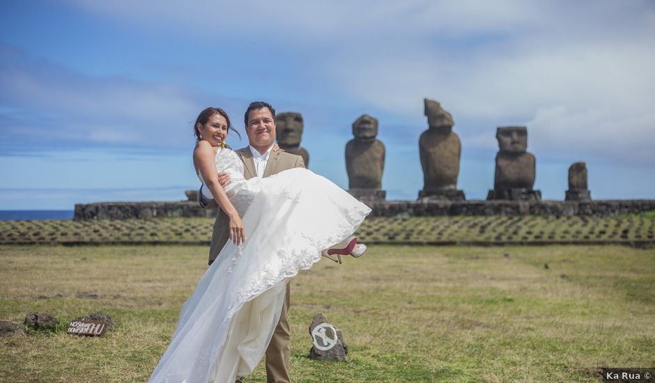 El matrimonio de Juan y Alba en Isla de Pascua, Isla de Pascua