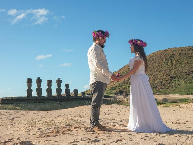 El matrimonio de Juan Carlos y Andrea en Isla de Pascua, Isla de Pascua 19