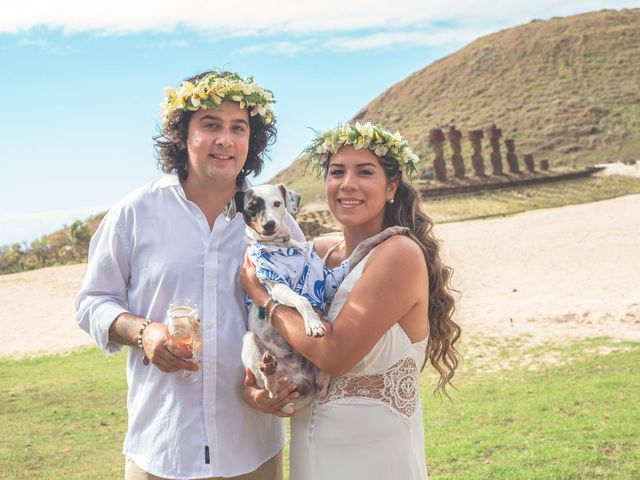 El matrimonio de Rodrigo y Izzy en Isla de Pascua, Isla de Pascua 14