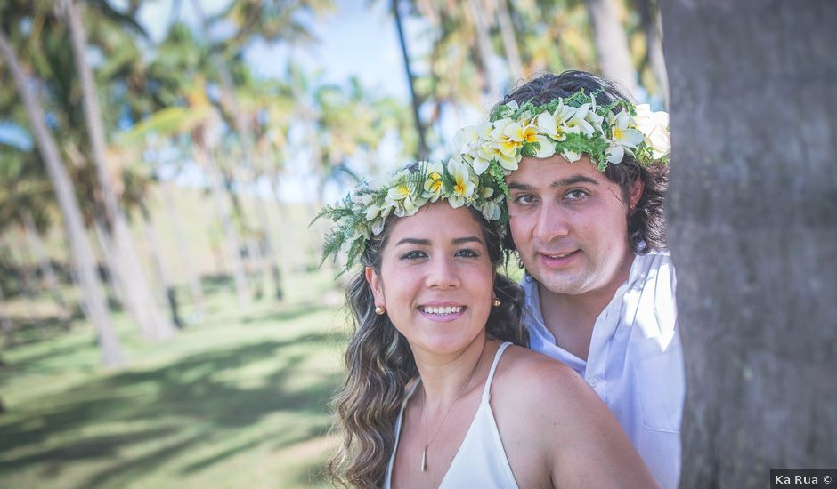 El matrimonio de Rodrigo y Izzy en Isla de Pascua, Isla de Pascua