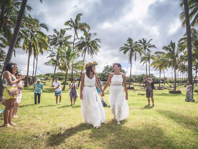 El matrimonio de Pabla y Consuelo en Isla de Pascua, Isla de Pascua 69