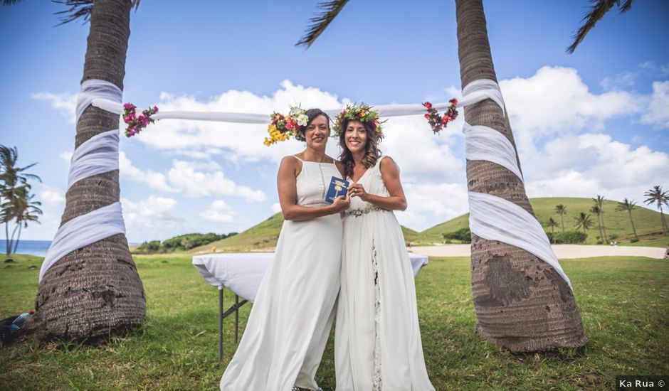 El matrimonio de Pabla y Consuelo en Isla de Pascua, Isla de Pascua