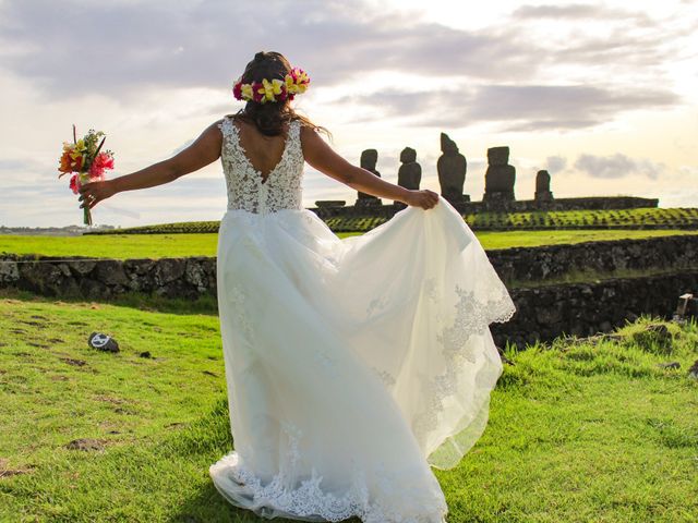 El matrimonio de Yerko y Ingrid en Isla de Pascua, Isla de Pascua 5