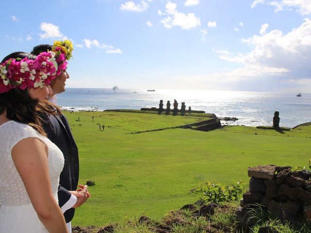 El matrimonio de Ximena  y  Carlos  en Isla de Pascua, Isla de Pascua 2