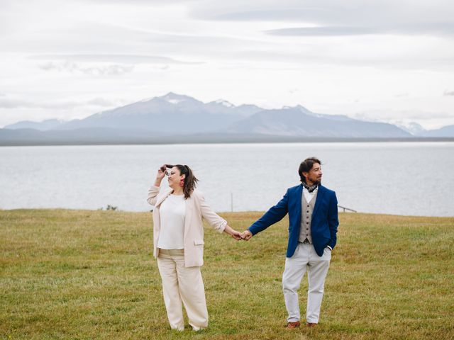 El matrimonio de Claudio y Miriam en Natales, Última Esperanza 80
