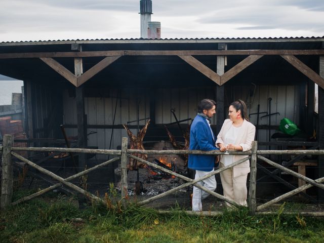 El matrimonio de Claudio y Miriam en Natales, Última Esperanza 92
