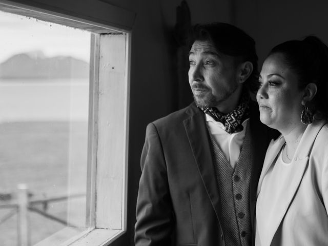 El matrimonio de Claudio y Miriam en Natales, Última Esperanza 156