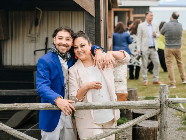 El matrimonio de Claudio y Miriam en Natales, Última Esperanza 163