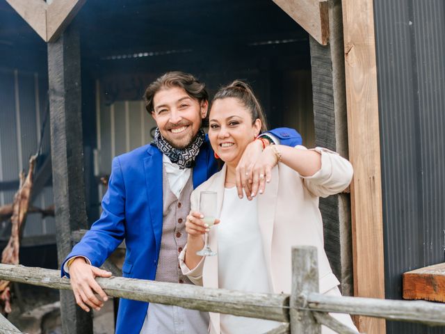 El matrimonio de Claudio y Miriam en Natales, Última Esperanza 164