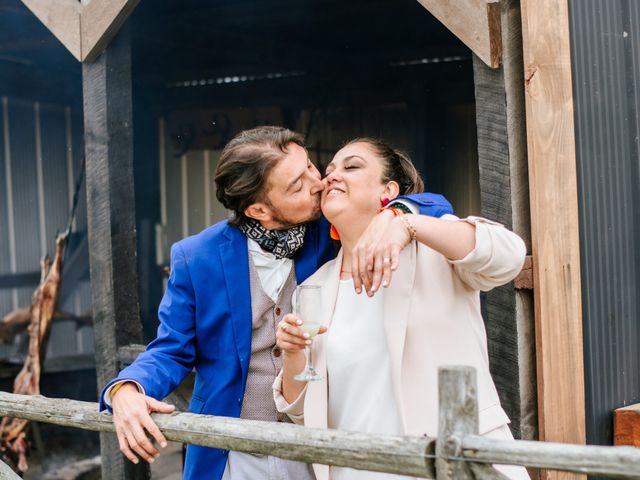 El matrimonio de Claudio y Miriam en Natales, Última Esperanza 165