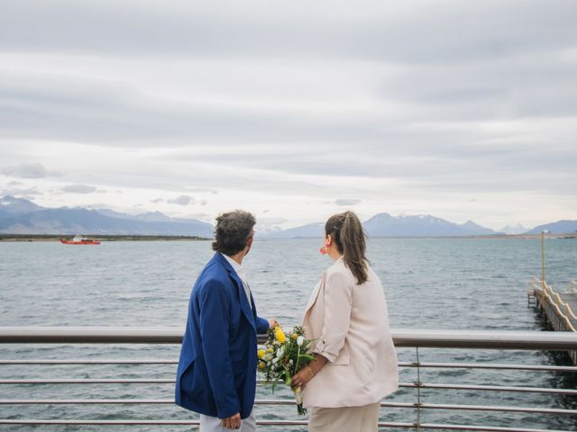 El matrimonio de Claudio y Miriam en Natales, Última Esperanza 184