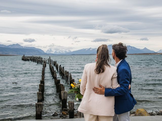 El matrimonio de Claudio y Miriam en Natales, Última Esperanza 188
