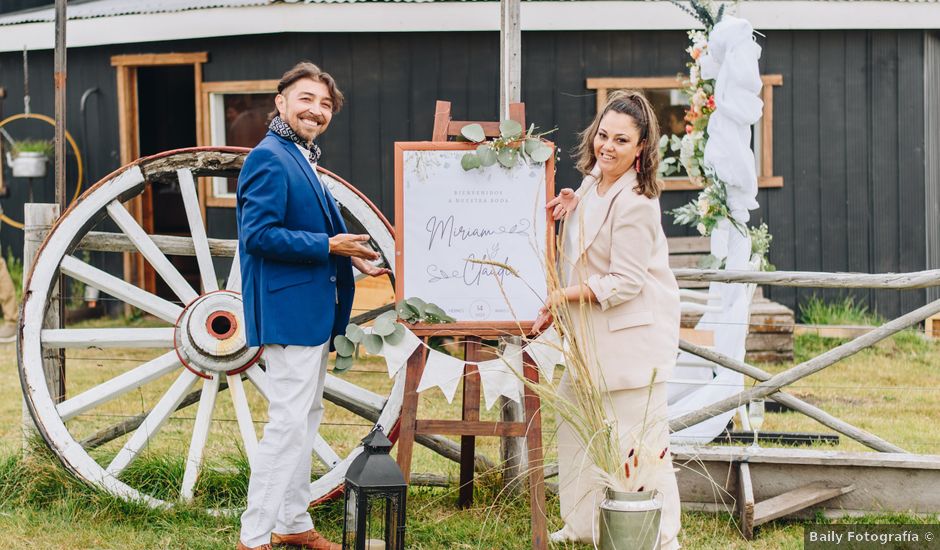 El matrimonio de Claudio y Miriam en Natales, Última Esperanza