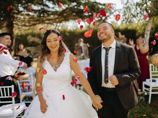 El matrimonio de Naya y Roberto