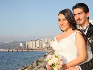 El matrimonio de Daniela y Martín