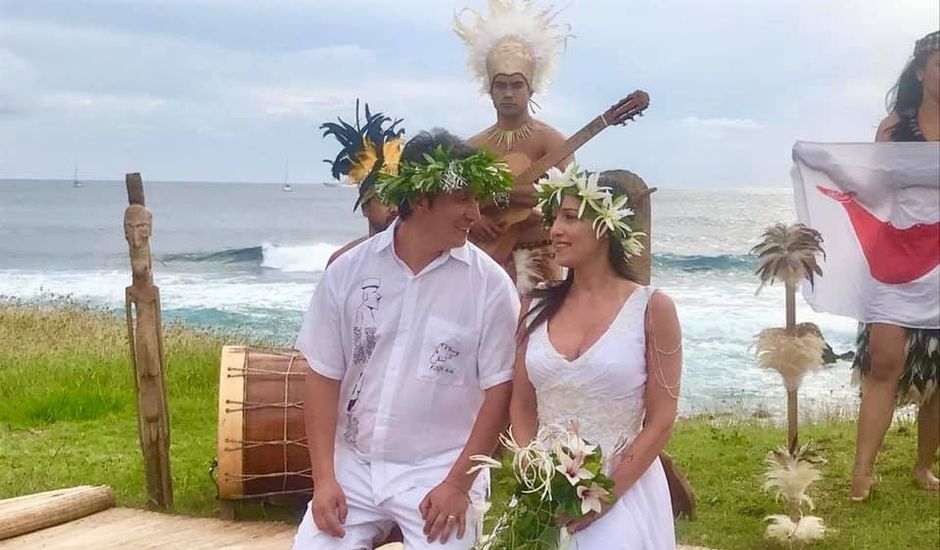 El matrimonio de Carolina y David en Isla de Pascua, Isla de Pascua