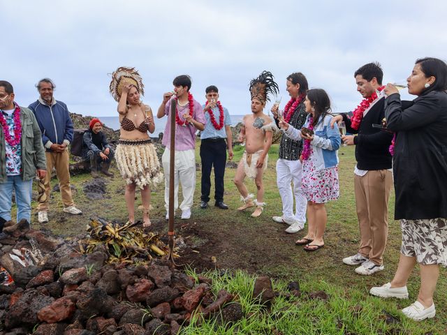 El matrimonio de Gabriel y Gisela en Isla de Pascua, Isla de Pascua 11