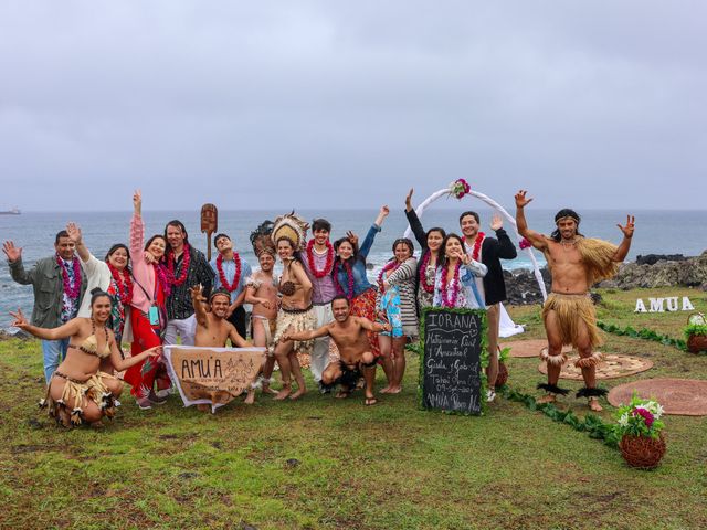 El matrimonio de Gabriel y Gisela en Isla de Pascua, Isla de Pascua 12
