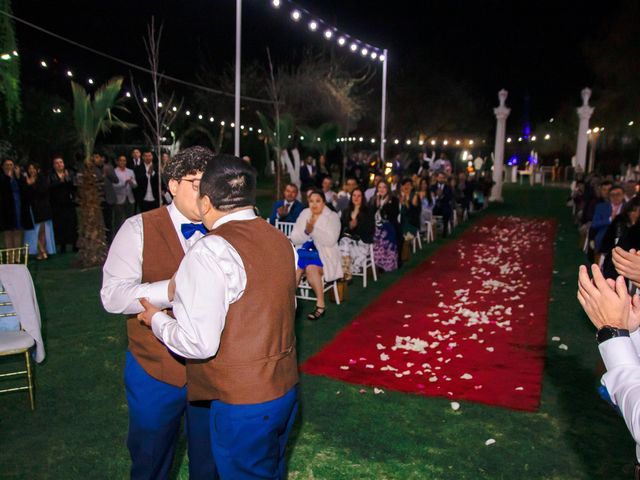 El matrimonio de Francisco  y Bernardo  en Lampa, Chacabuco 160