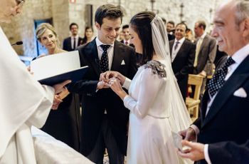 Símbolos de un matrimonio religioso