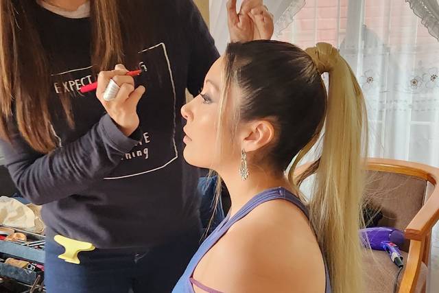 Caro Labrín make-up 2