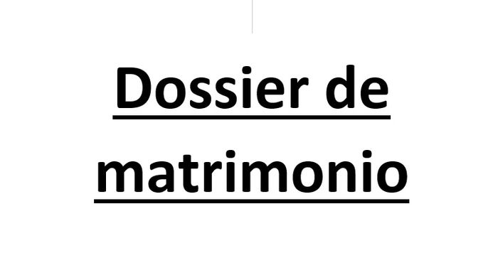 Dossier de matrimonio 6