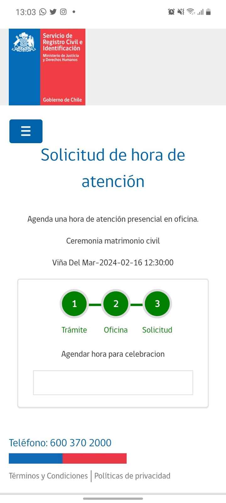 Ayuda con la hora del registro civil 🥺 - 1