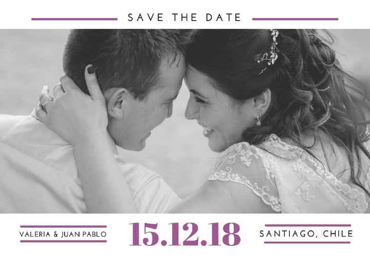 Nuestros Save the Date - 2