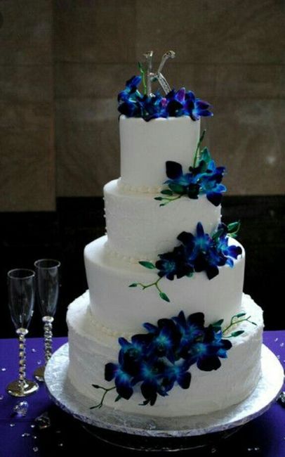 Tortas en color Azul 4