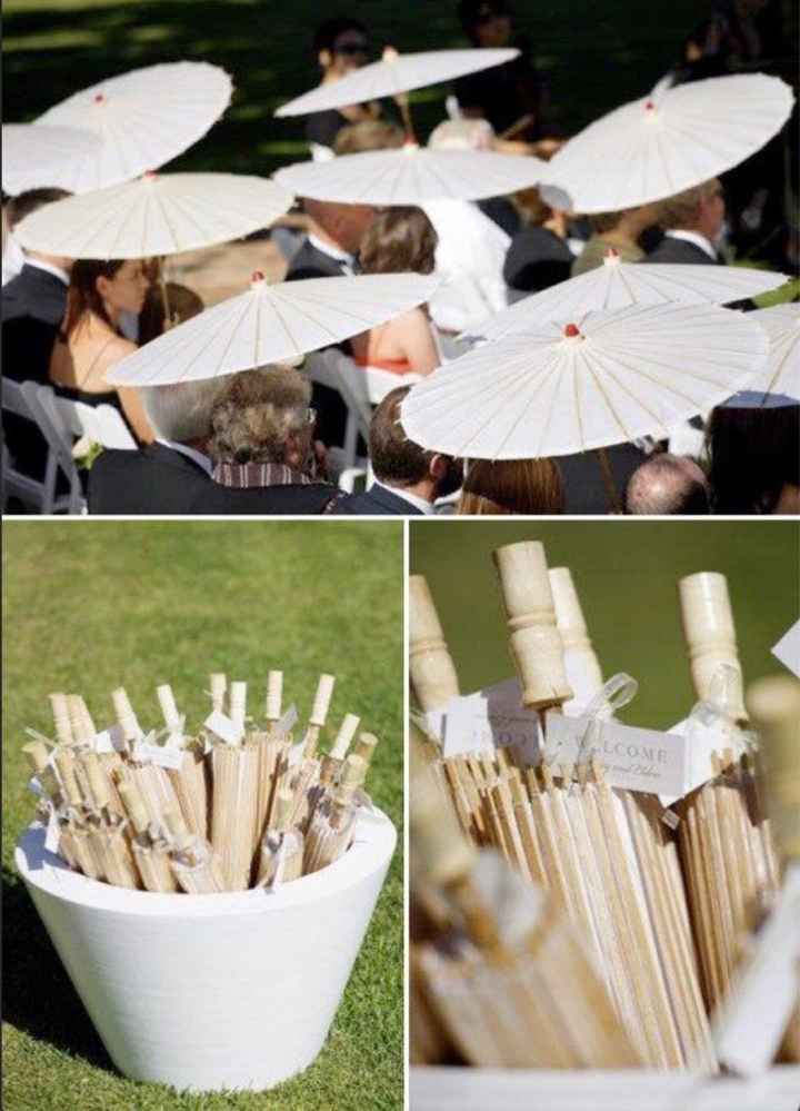 Paraguas o sombrillas de papel - 1