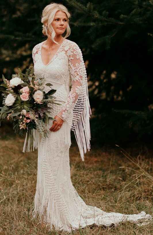 6 vestidos para novias boho chic 👰🌸 - 3