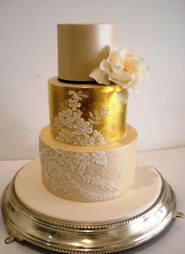 5 estilos de torta de matrimonio que son tendencia este 2018. - 4