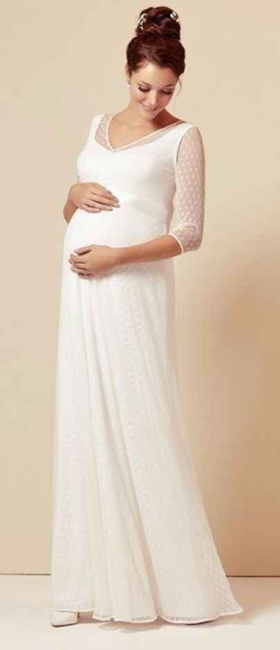 Ideas de vestidos (largos) para cuando la dulce espera de adelanta 👶❤ - 3