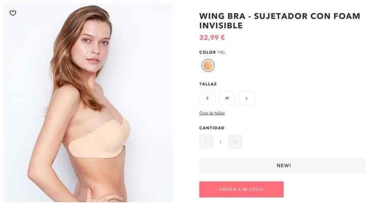 Sosten sin espalda o Parches