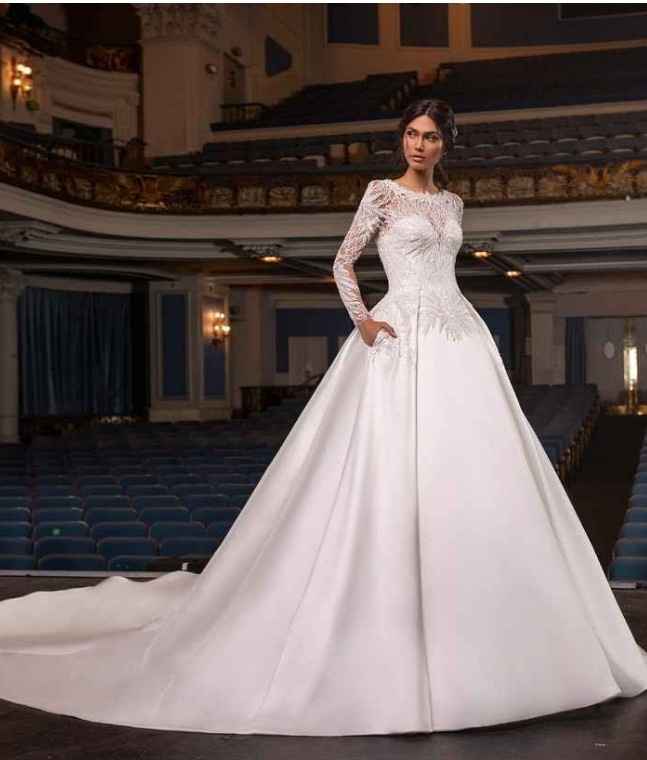 Con el vestido que me casaría sería Elegante - 1