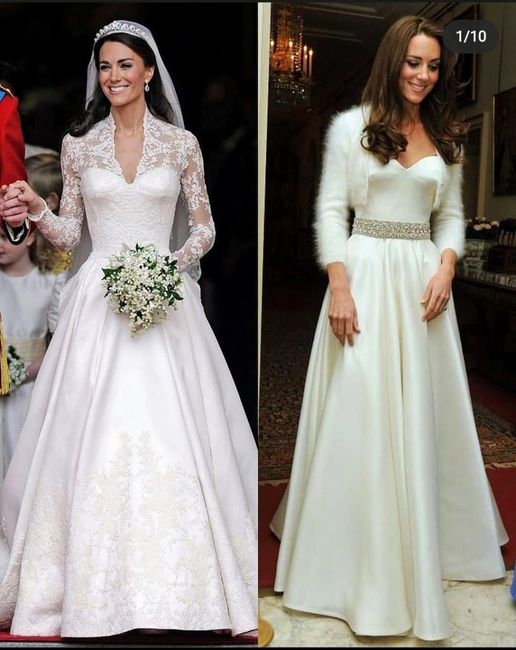 Vestidos de matrimonio real 👑 ¿Catherine o Meghan? 1