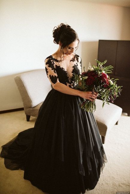 Vestido de novia negro: ¿Si o no? 1