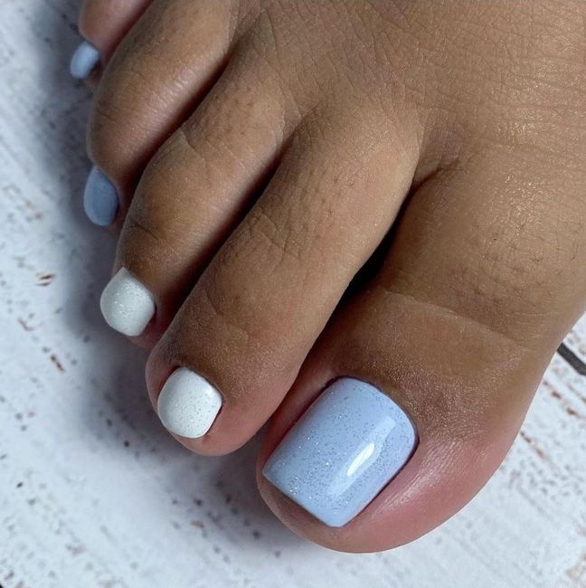 6 diseños de pedicure para novias parte 1...¡Elegí tu favorito! 3